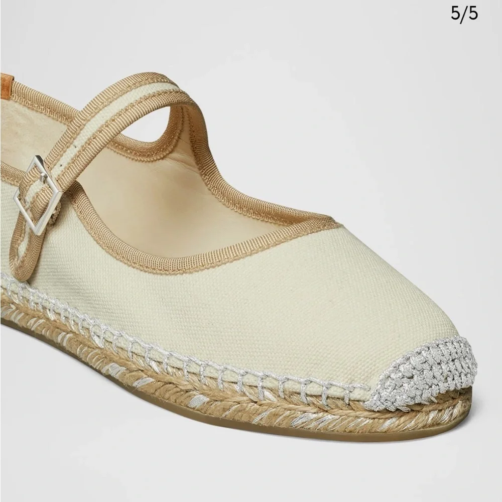 Tory Burch Mary Jane Linen Espadrilles shoes